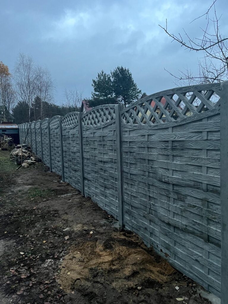 ogrodzenie betonowe