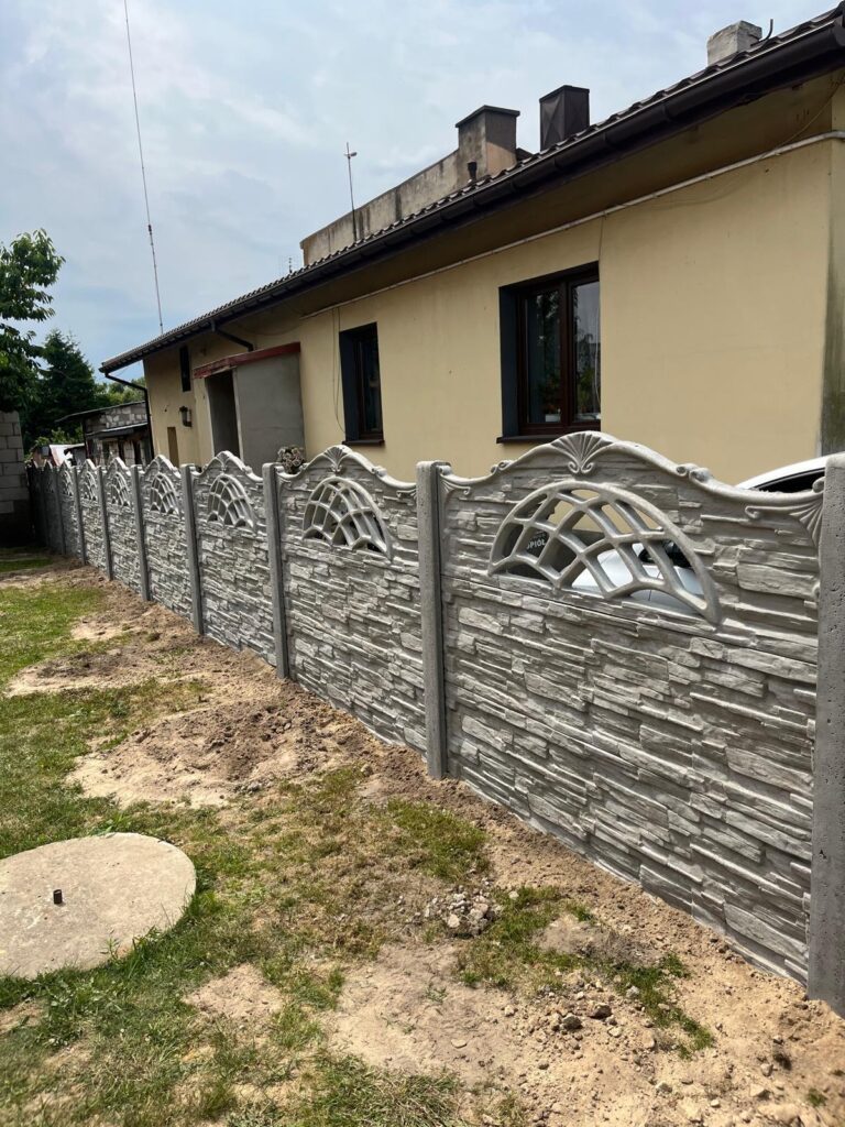 ogrodzenie betonowe